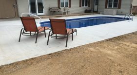 14x30 vinyl pool installation