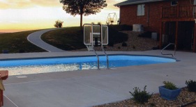 Phoenix San Juan one pc fiberglass pool_