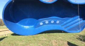 San Juan Pleasure Island 1 pc fiberglass pool